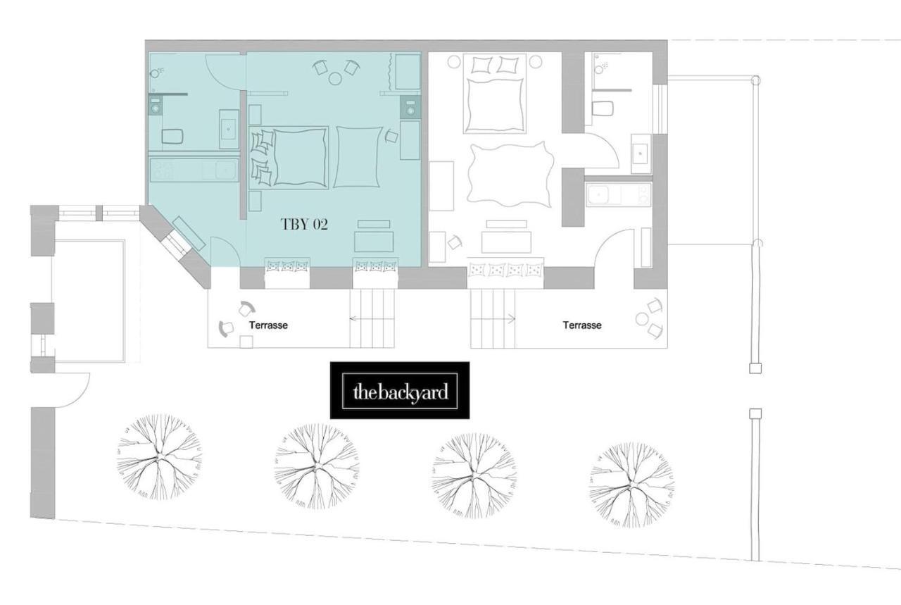 Exklusive Designferienwohnung The Backyard Tby 02 Trier Kültér fotó